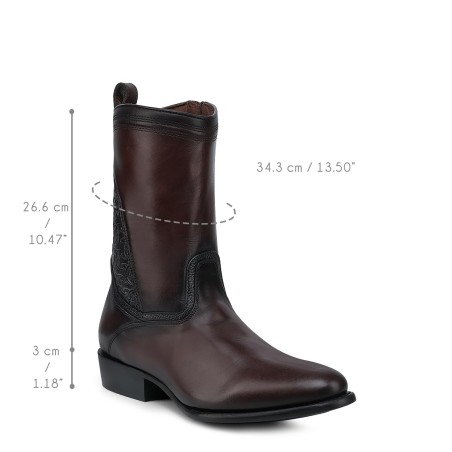 Men's leather urban style boots
