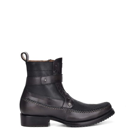 Men's black boots