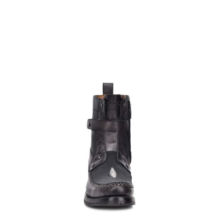 Men's black boots