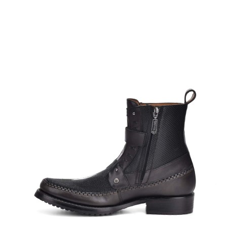 Men's black boots