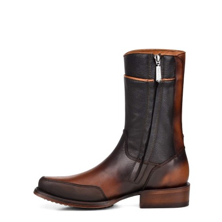 Men's leather cowboy boots