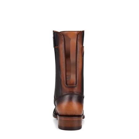 Men's leather cowboy boots