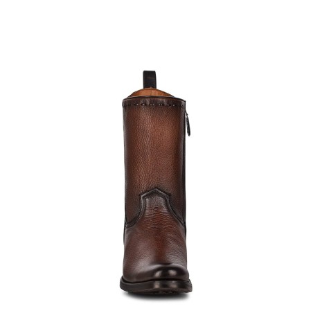 Men's Genuine Deerskin Brown Urban Boots