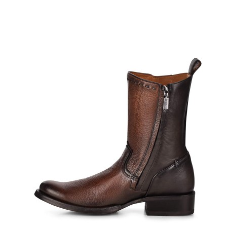 Men's Genuine Deerskin Brown Urban Boots