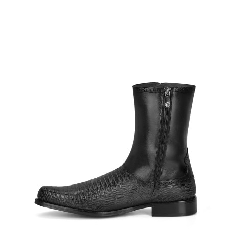 Men's Lizard Leather Formal Boots