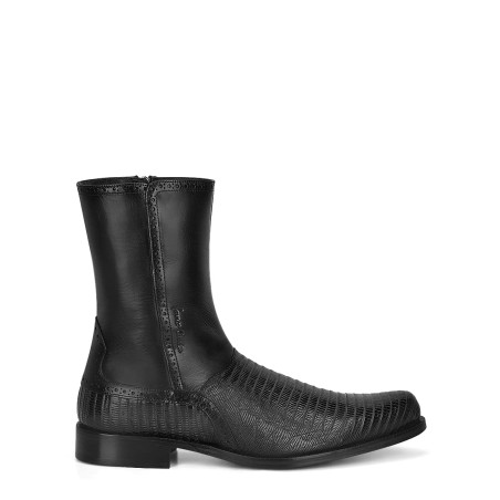 Men's Lizard Leather Formal Boots