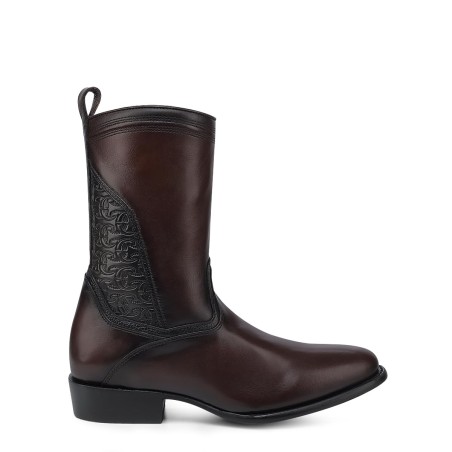 Men's leather urban style boots