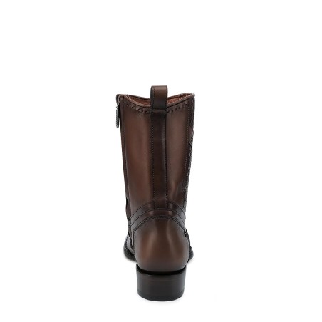 Mens Western Honey Brown Leather Boots