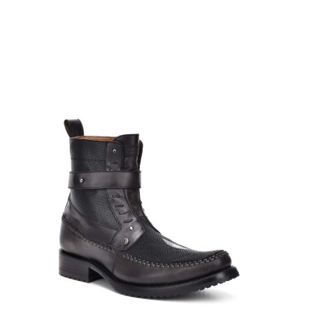 Men's black boots